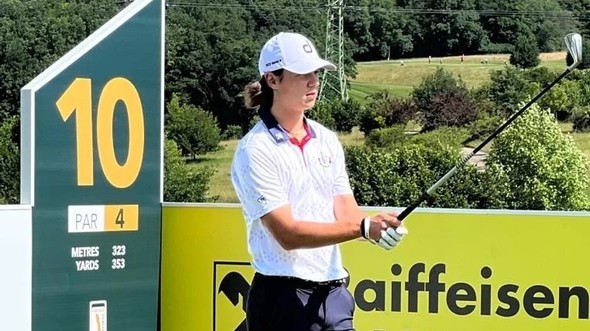 Filip Jakubčík, nejlepší český hráč na Kaskáda Golf Challenge 2022